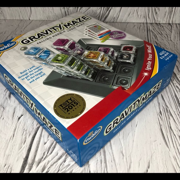 ThinkFun Gravity Maze Falling Marble Logic Game, Age 8+,2015 Toy of Year Winner - Picture 6 of 7